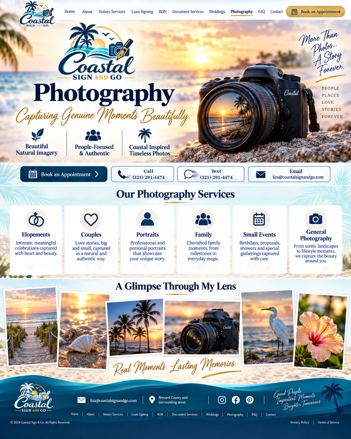 Photography page for Coastal Sign & Go